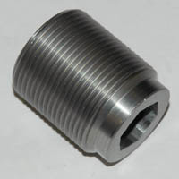 Injection Molding Platen Hole Saver Soft Steel, for Use with Bolt Thd M24X3.0mm