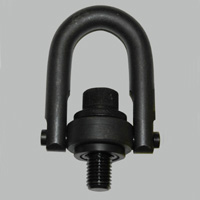 Hoist Ring, Standard Size, Rated Load: 5000 lb. 3/4"-10 Thread Size, 1.03" Thread Length - Image 1
