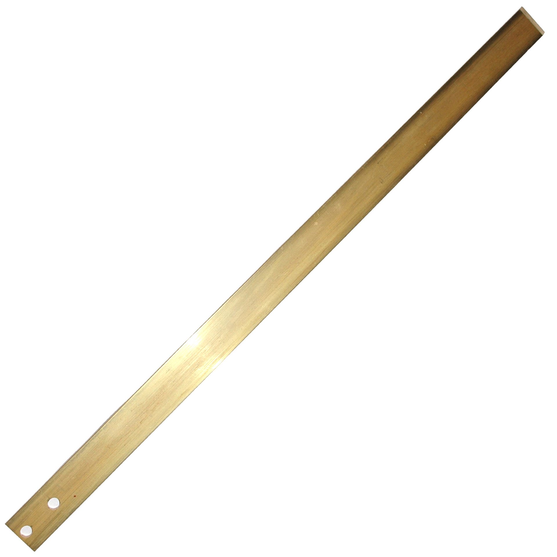 Flat Brass Scraper, 1" Wide, 18" Long - Image 1