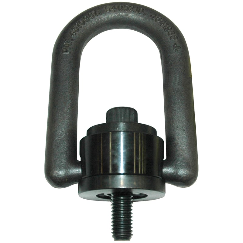 Hoist Ring, Standard Size, Rated Load: 2500 lb. 1/2″-13 Thread Size, 1″ Thread Length