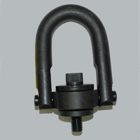 Hoist Ring, Standard Size, Rated Load: 2500 lb. 1/2"-13 Thread Size, 0.78" Thread Length - Image 1