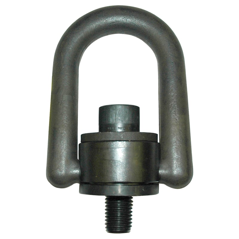 Hoist Ring, Standard Size, Rated Load: 10000 lb. 1″-8 Thread Size, 1.45″ Thread Length