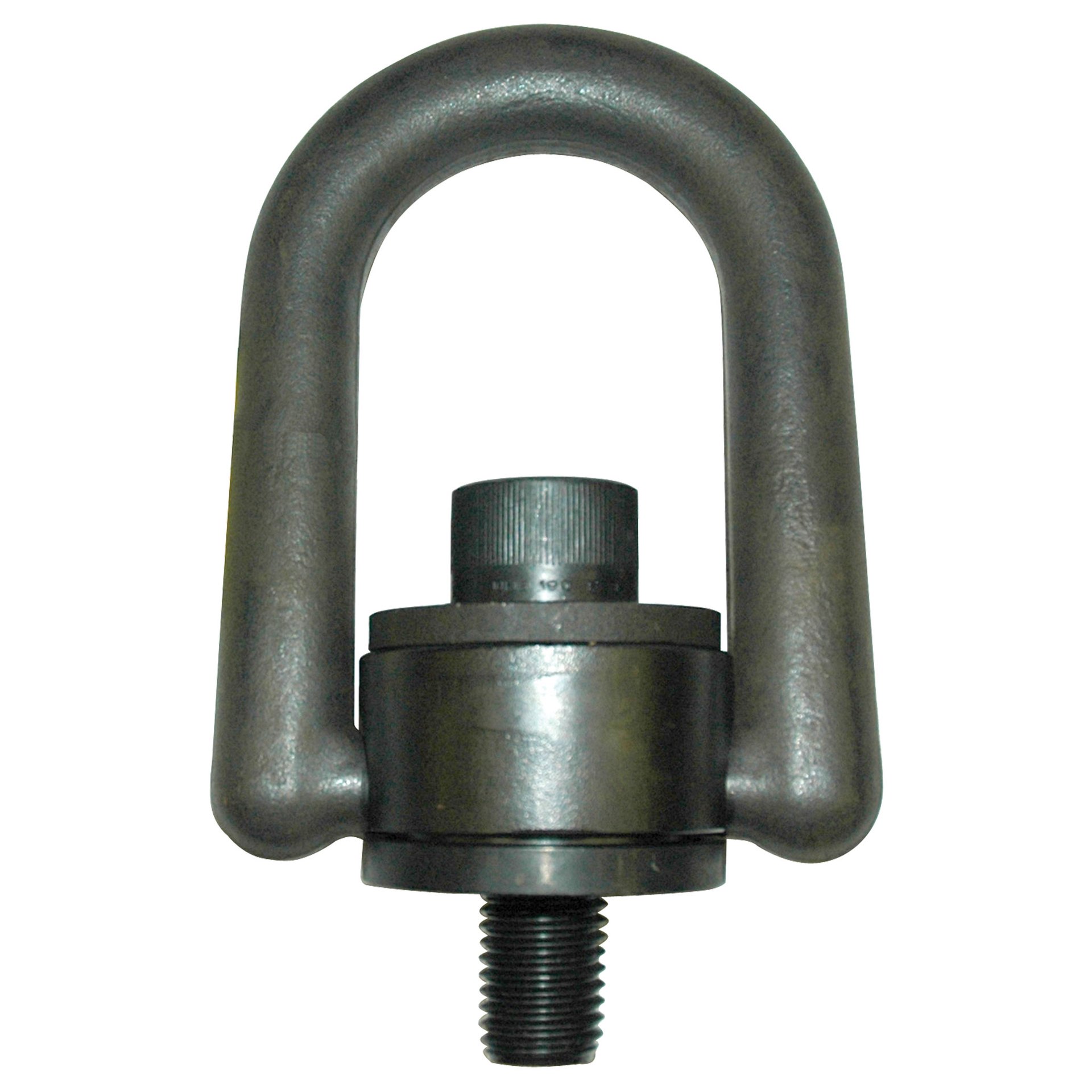 Hoist Ring, Standard Size, Rated Load: 10000 lb. 1"-8 Thread Size, 1.45" Thread Length - Image 1