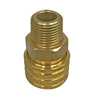 Coupler, 20 Series, 1/4" Body, 3/8" PL Barb - Image 1