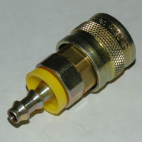 Coupler, 20 Series, 1/4" Body, 3/8" PL Barb
