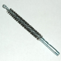 Brush, Heavy Duty Barrel, 16mm OD, High Carbon Steel, Double Stem And Spiral