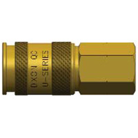 Universal Air Coupler, Brass, 3/8" Body Size - Image 1