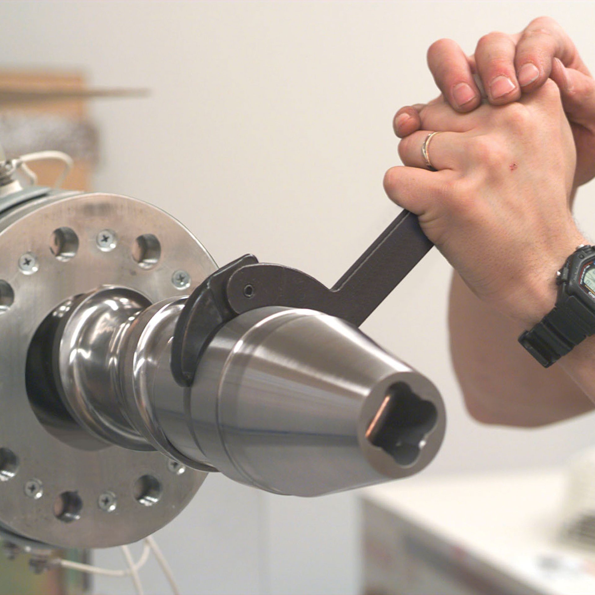 Spanner Wrench, Adjustable 3/4" to 2", 3/16" Pin Diameter, 6-3/8" Overall Length - Image 2