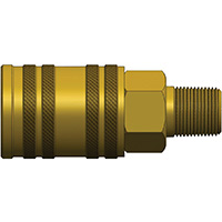 Coupler, 50 Series, 1/4″ Body, 1/4 Male