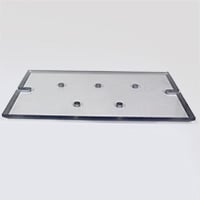 Clear Plastic Plate, 6" X 6" Drawer Magnet - Image 1