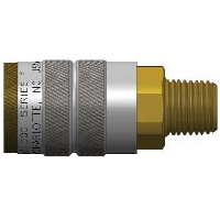 Coupler, 20 Series, 1/2" Body, 3/8" Male NPT - Image 1