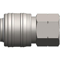 Coupler, 50 Series, 3/8″ Body, 3/8″ Female