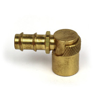 Coupler, Water Jumper, 1/4″ Passage, 3/8″ Push-On Hose Barb, Sleeve Locking