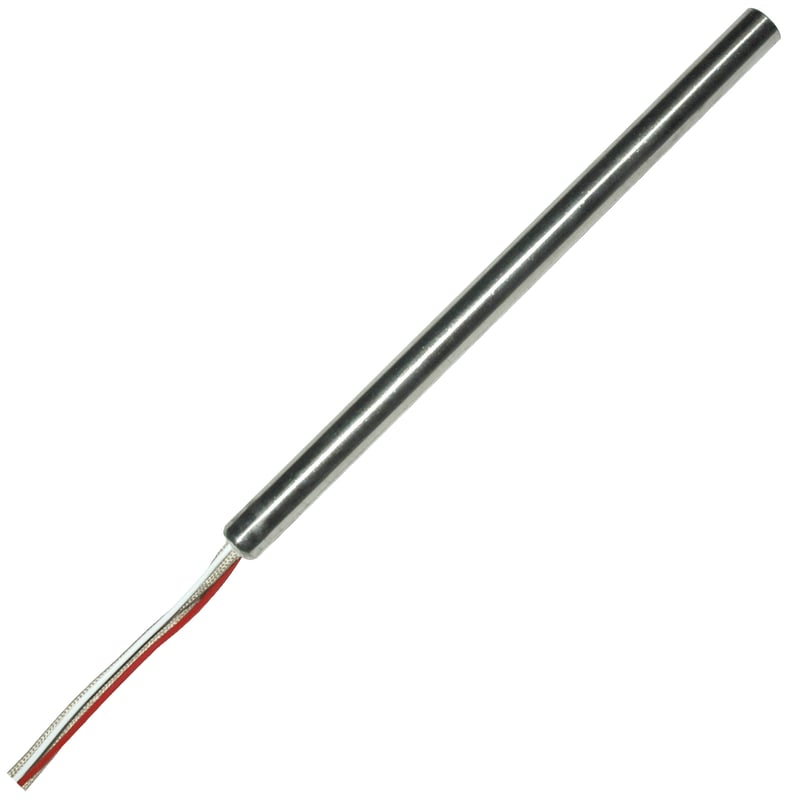 Cartridge Heater, 1/2" Dia x 8" Length, 240 Volt, 1500 Watt, Type J