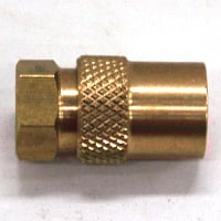 Coupler, Socket Body Only, 1/4" Passage, 1/4" Female NPT, Non Valved, Non Locking, 200 Series.