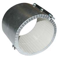 Heater Band, 10.7" Inside Diameter x 2" Wide, Ceramic, 480 Volt, 2000 Watt