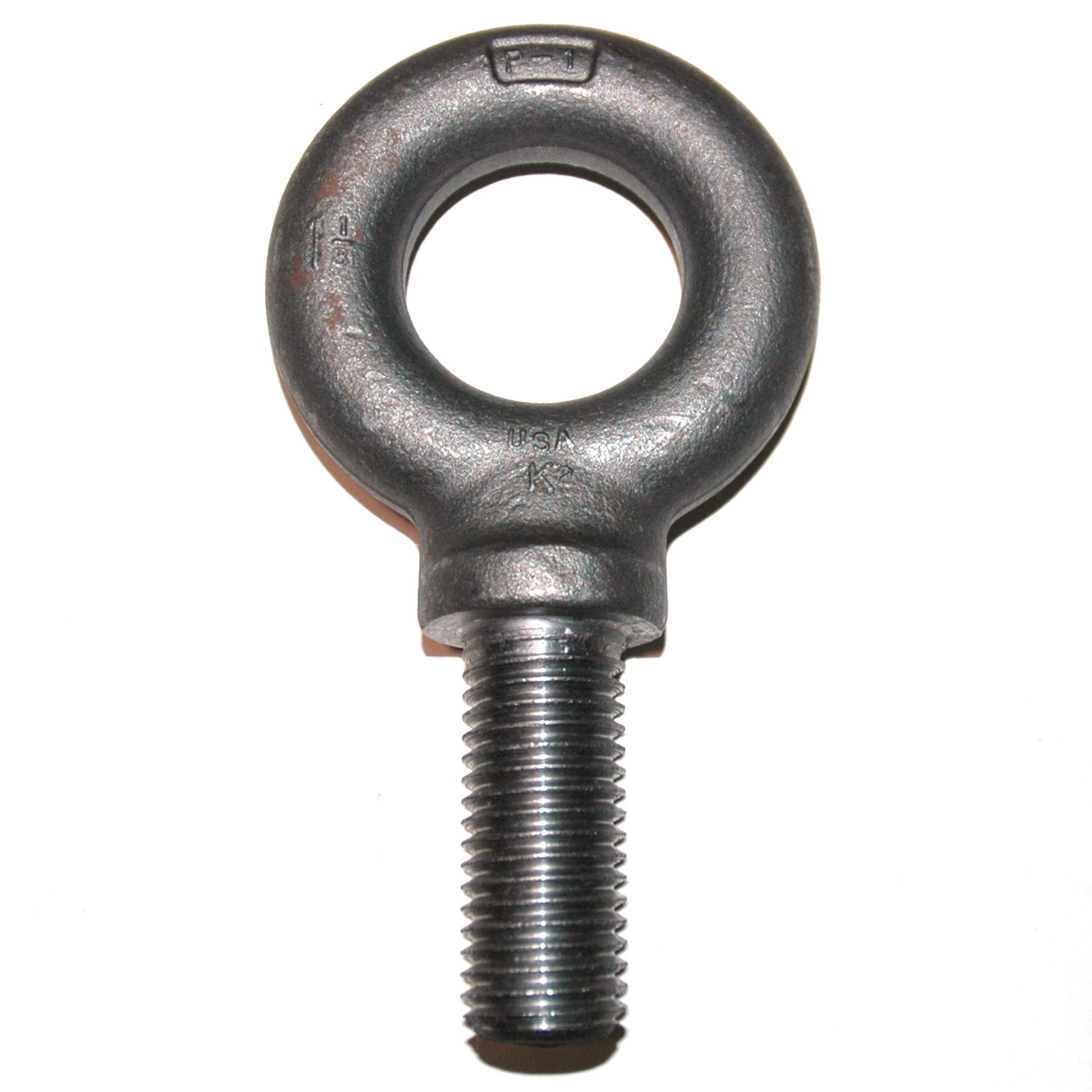 Eyebolt, 12,000 lb. Capacity, Standard, Shouldered, Forged Steel, 1-1/8"-7 Thread Size - Image 1