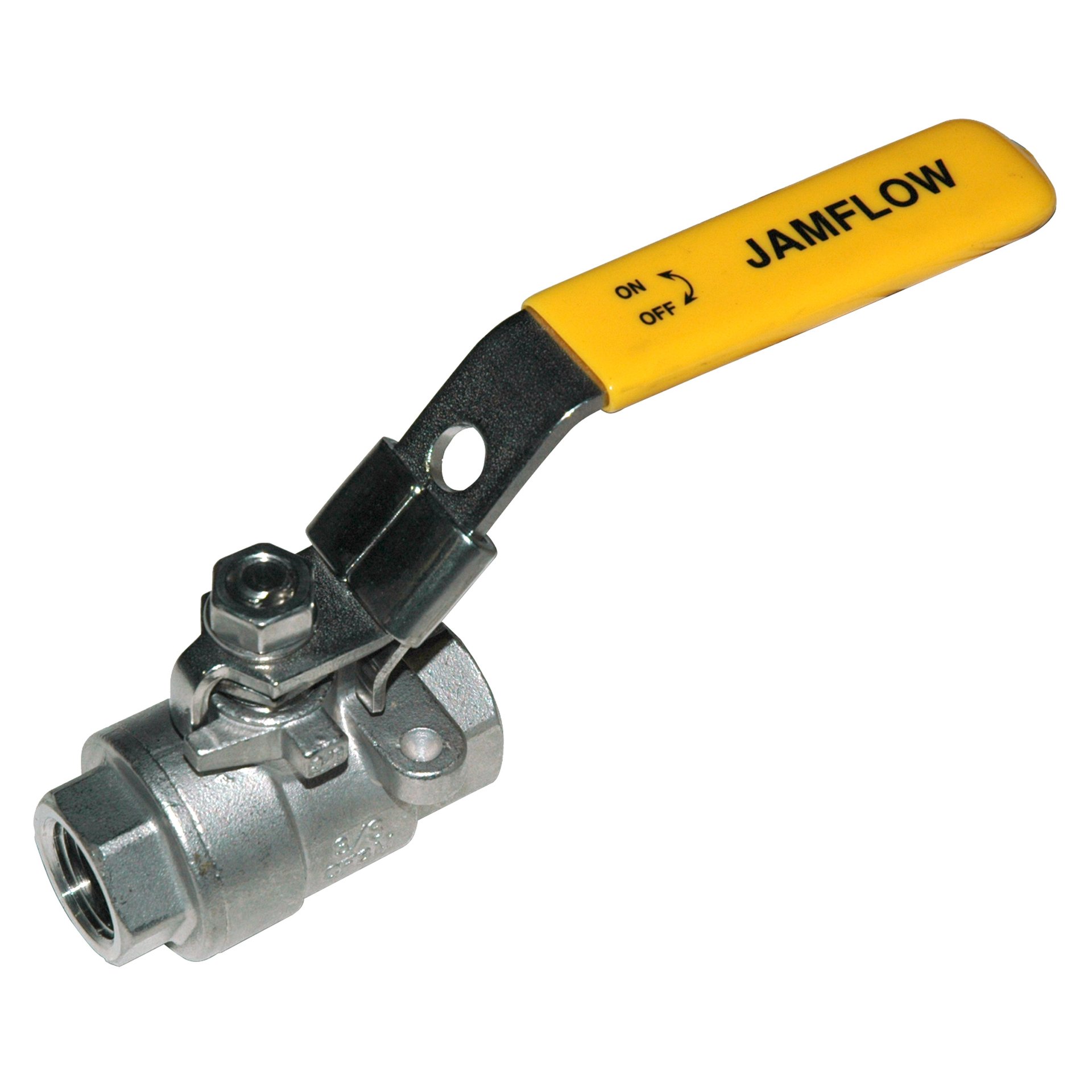 Ball Valve, 3/8" NPT, Female x Female, Stainless Steel, 1000 psi, 400 F - Image 1