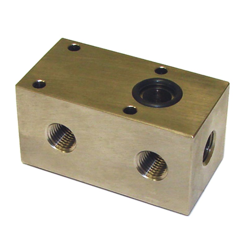 Manifold For Mold Temperature Regulator System, (7) 1/4″ NPT Ports