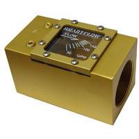 Flowmeter, 2" NPT Inlet and Outlet, 150 gpm, Aluminum Body - Image 1