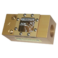 Flowmeter, 1″ NPT Inlet and Outlet, 40 gpm, Aluminum Body