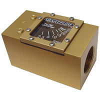 Flowmeter, 1-1/2" NPT Inlet and Outlet, 40 gpm, Aluminum Body - Image 1