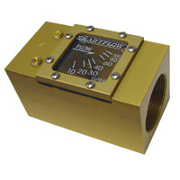 Flowmeter, 2″ NPT Inlet and Outlet, 100 gpm, Aluminum Body