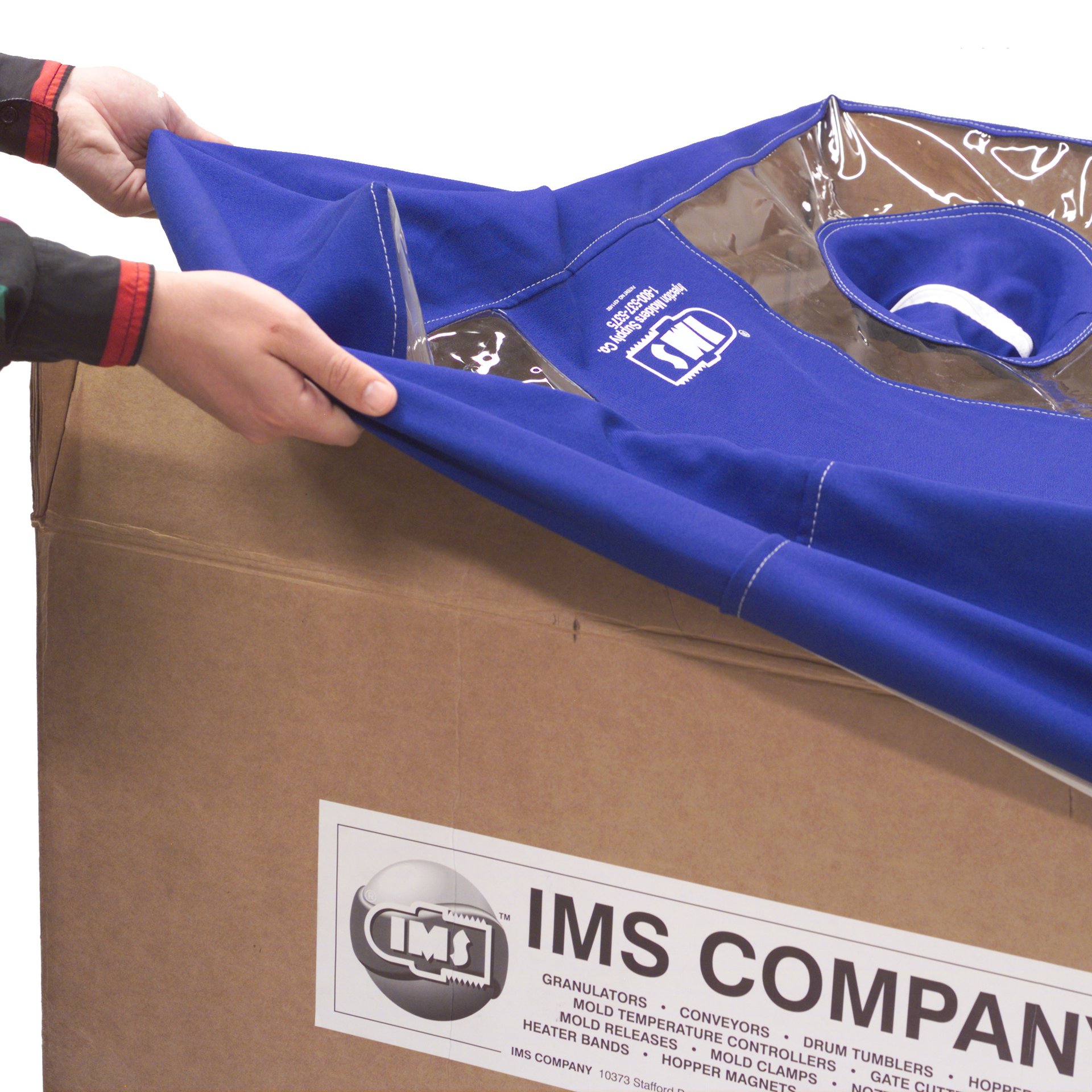 Gaylord Cover, Negative Pressure, 44" x 48", with 1 Port for 2" Diameter Wand/Probe - Image 2