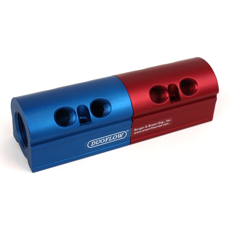 Manifold, Aluminum, Duoflow (2) 1-1/2″ Inlets and (8) 1/2″ Ports