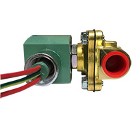 Solenoid Valve, Asco Redhat 2-Way Series #8210, 120 Volt Coil with Brass Body and 1/2" Female NPT - Image 2