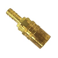 Coupler, 3/8" Passage, Straight, 3/8" ID Sta