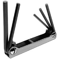 5 Piece Folding Hex Key Set, Standard