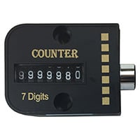Mold Cycle Counter – Style P, Parting Line Mount, Mechanical, 7 Digit