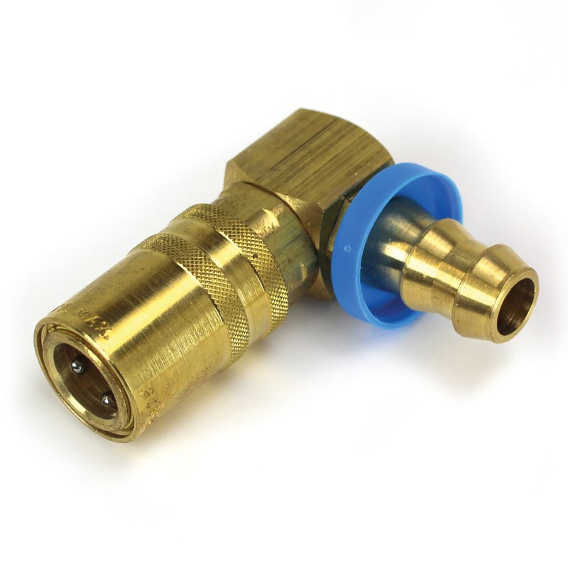 Coupler, 3/8″ Passage, 1/2″ Hose
