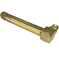 Sight Glass Assembly Complete, 5-7/8″ OAL, 3/8″ NPT, 4-1/4″ Window, for IMS MC75 & True-Ton Chillers