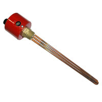 Immersion Heater, 240/60/1, 3000 Watt, 1-1/4″ NPT, with Copper Sheath for Model “O” Circulators