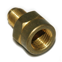 Spray Gun Connector, Hose to Tank, Brass - Image 1
