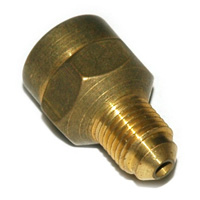 Spray Gun Connector, Hose to Tank, Brass