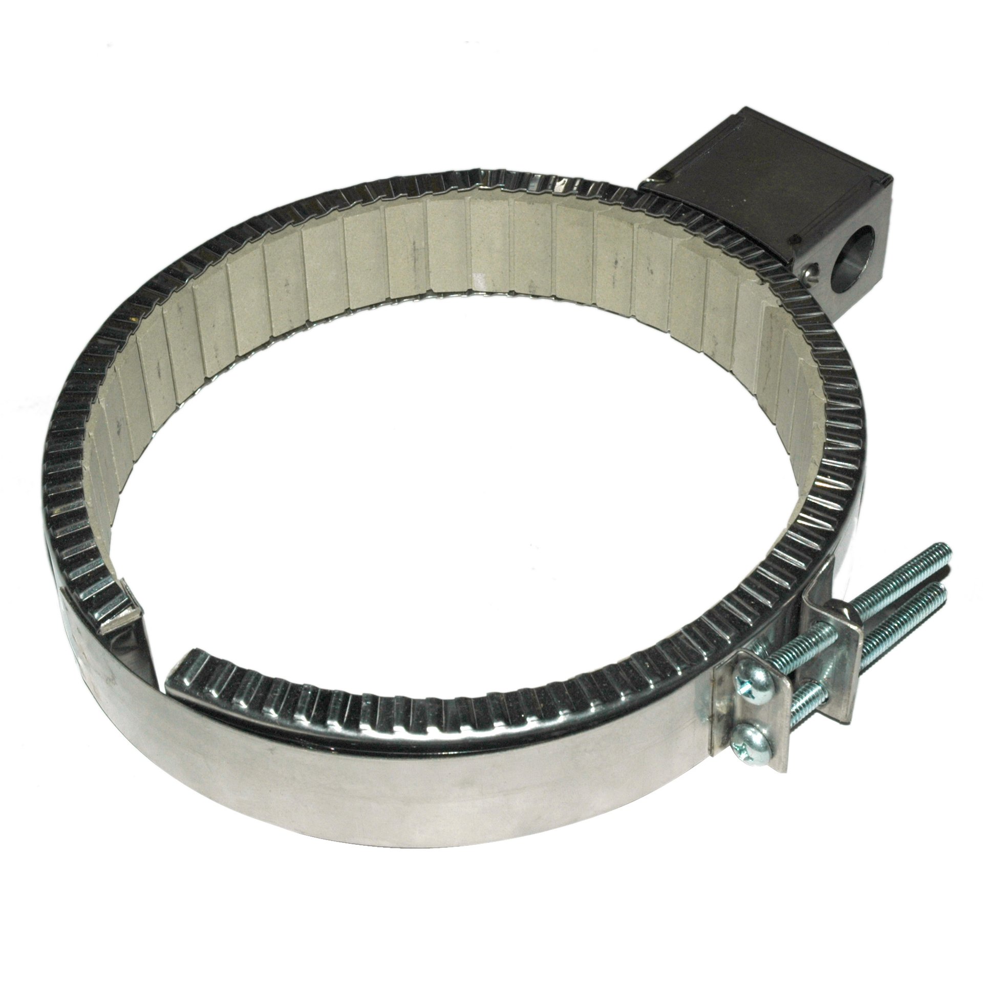 Heater Band, 7-1/2 to 8" Inside Diameter x 1-1/2" Wide, 240 Volt, 1200 Watt, Ceramic - Image 1