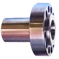 End Cap, Cincinnati, 40mm, 4.925" OD, 8 Hole Bolt Pattern, 4150/HT/Polish - Image 1