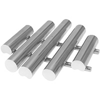 Combination Hopper Magnet, 10″ Diameter with Alternating Rare Earth and Alnico Metal Trap Magnets