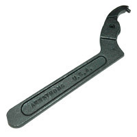 Spanner Wrench, Adjustable 1-1/4" to 3", 3/16" Pin Diameter, 8-1/8" Overall Length - Image 1