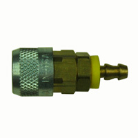 Coupler, 50 Series, 1/4" Body, 1/4" P-Barb - Image 1