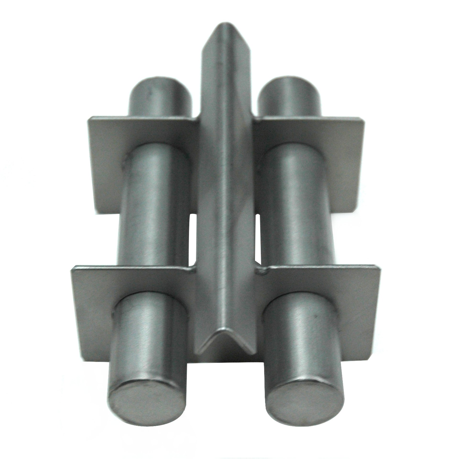 Hopper Magnet, Heavy Duty 4" x 6" 304 Stainless Steel - Image 1