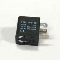 Solenoid Coil, 24 VDC, Ingersoll-Rand Brand. Used in Shini Proportioning Valves - Image 1