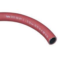 Hose, Water/Air, 1" Inside Diameter, 300 PSI, Red, Abrasion Resistant Cover - Image 1