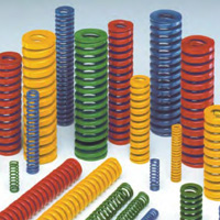 Die Spring, Blue, 1-1/2″ Long, Outside Diameter:  1-1/4″  Inside Diameter:  5/8″