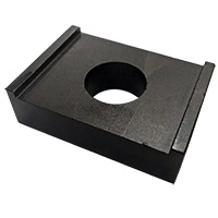 Extra Large No Turn Rectangular Mold Washer, 1-1/4″ ID Hole, 3-1/2″ Long, 3″ Between Legs 1″ Thick