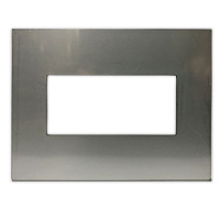 Adaptor Plate, 1/8 Din, Stainless Steel - Image 1