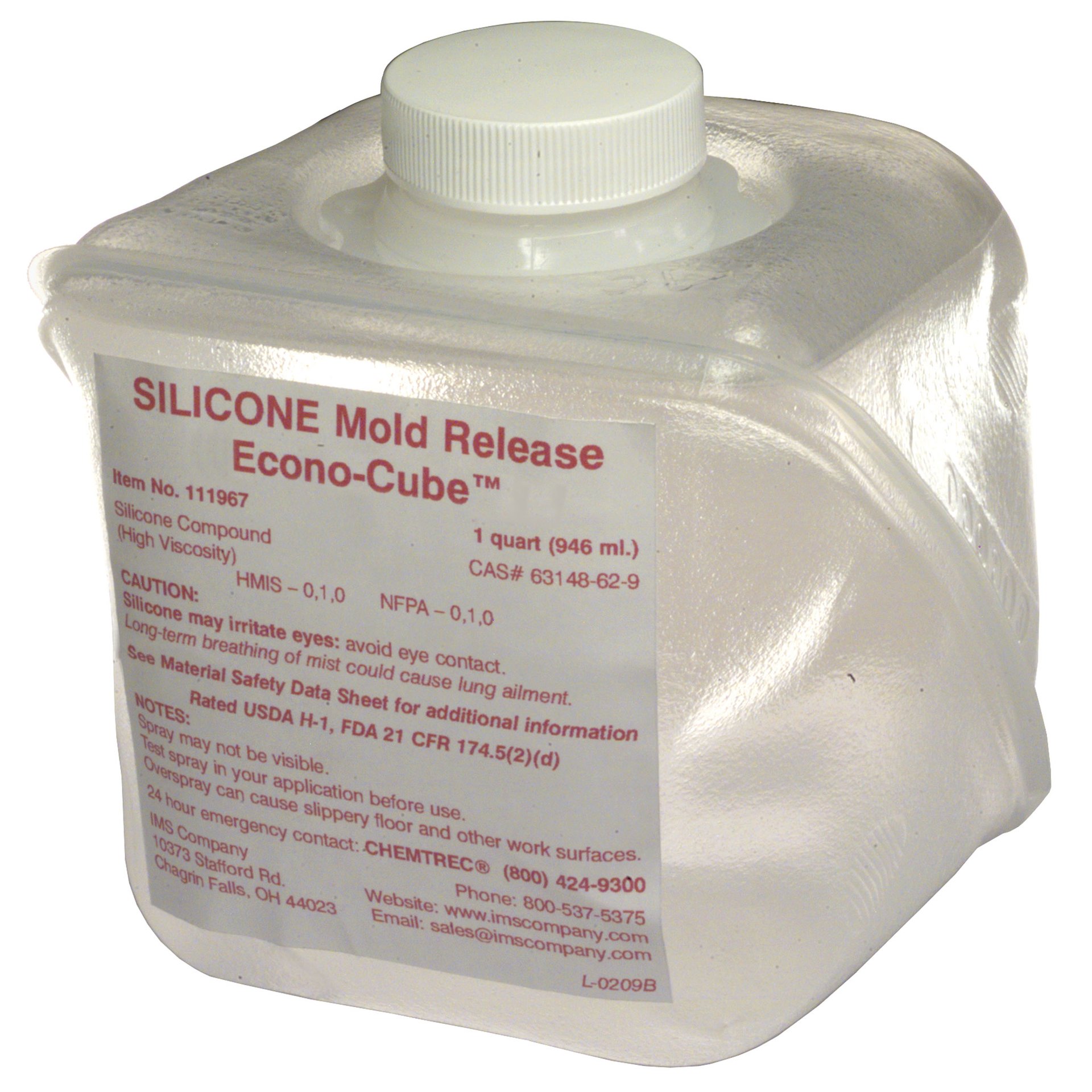 Mold Release, Silicone, Econo-Cube, 1 Qt - Image 1